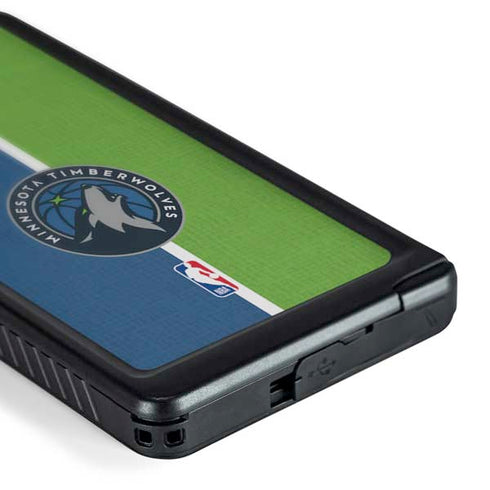 NBA Minnesota Timberwolves Canvas Galaxy S24 Ultra Waterproof Case