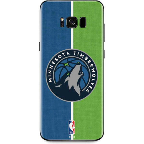 NBA Minnesota Timberwolves Canvas Galaxy S8 Plus Skin