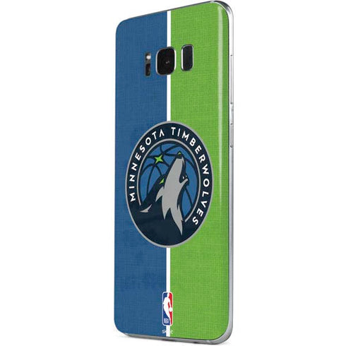 NBA Minnesota Timberwolves Canvas Galaxy S8 Plus Skin