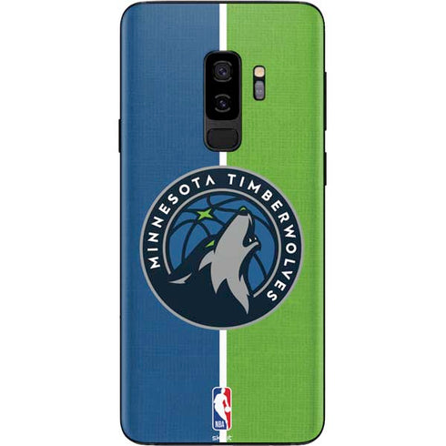 NBA Minnesota Timberwolves Canvas Galaxy S9 Plus Skin