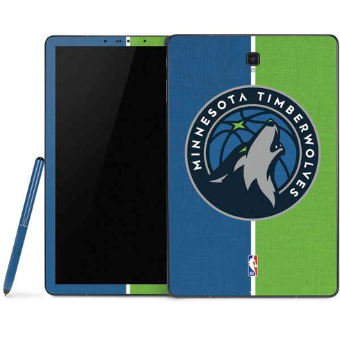 NBA Minnesota Timberwolves Canvas Samsung Galaxy Tab Skin