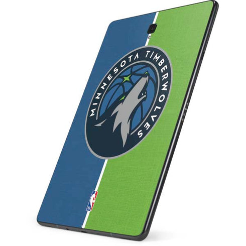 NBA Minnesota Timberwolves Canvas Samsung Galaxy Tab Skin