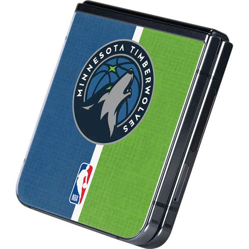 NBA Minnesota Timberwolves Canvas Galaxy Z Flip5 5G Skin