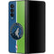 NBA Minnesota Timberwolves Canvas Galaxy Z Fold3 5G Skin