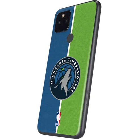 NBA Minnesota Timberwolves Canvas Google Pixel 5a Skin