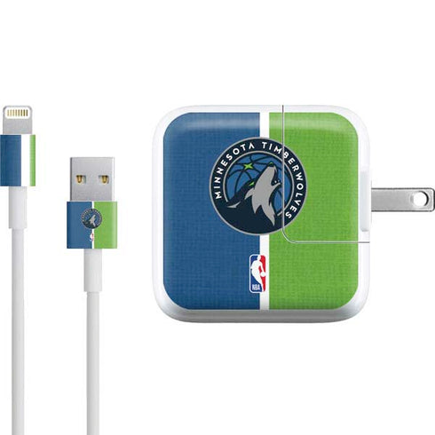 NBA Minnesota Timberwolves Canvas iPad Charger (10W USB) Skin