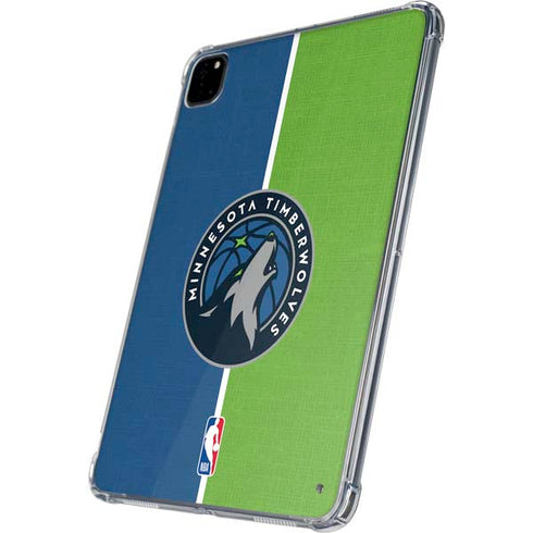 NBA Minnesota Timberwolves Canvas iPad Pro 11in (2024) Clear Case