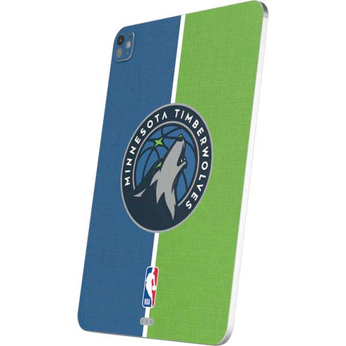 NBA Minnesota Timberwolves Canvas iPad Pro 13in M4 (2024) Skin