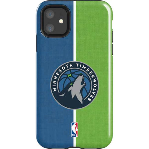 NBA Minnesota Timberwolves Canvas iPhone 11 Impact Case
