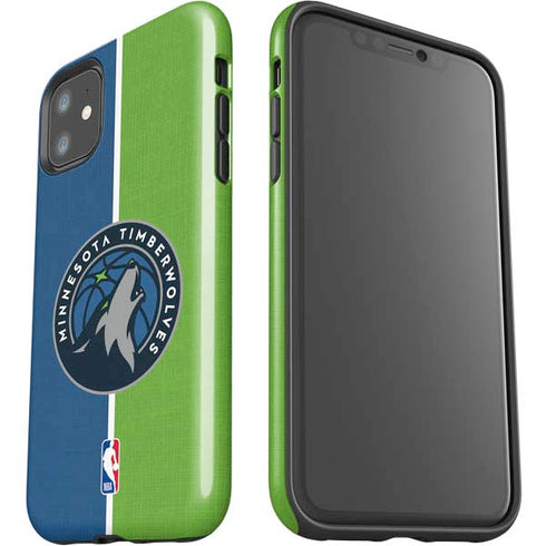 NBA Minnesota Timberwolves Canvas iPhone 11 Impact Case