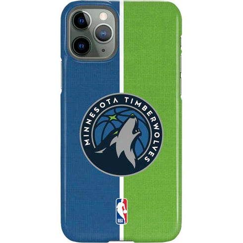 NBA Minnesota Timberwolves Canvas iPhone 11 Pro Lite Case