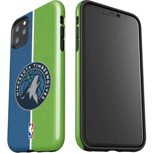 NBA Minnesota Timberwolves Canvas iPhone 11 Pro Max Impact Case