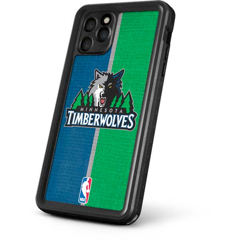 NBA Minnesota Timberwolves Canvas iPhone 11 Pro Max Waterproof Case