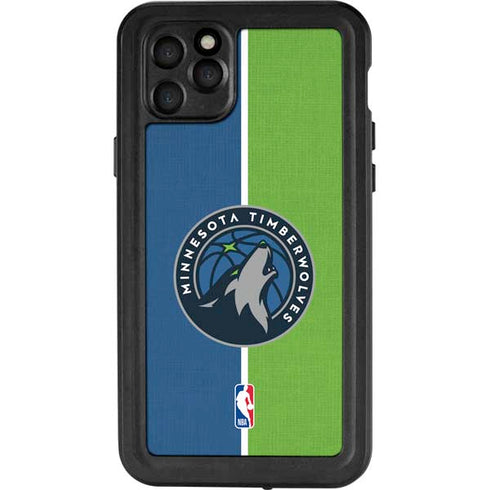NBA Minnesota Timberwolves Canvas iPhone 11 Pro Max Waterproof Case