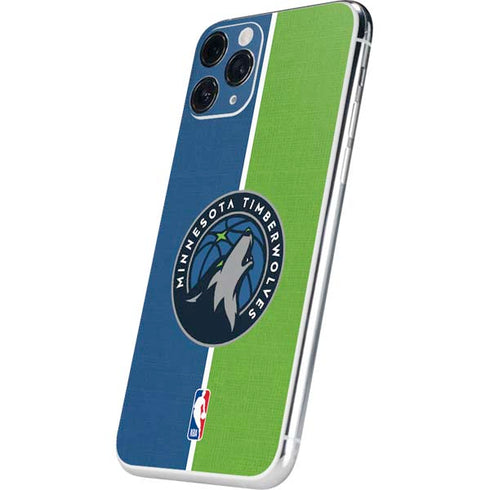 NBA Minnesota Timberwolves Canvas iPhone 11 Pro Skin