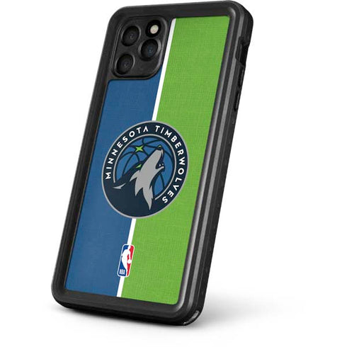 NBA Minnesota Timberwolves Canvas iPhone 11 Pro Waterproof Case