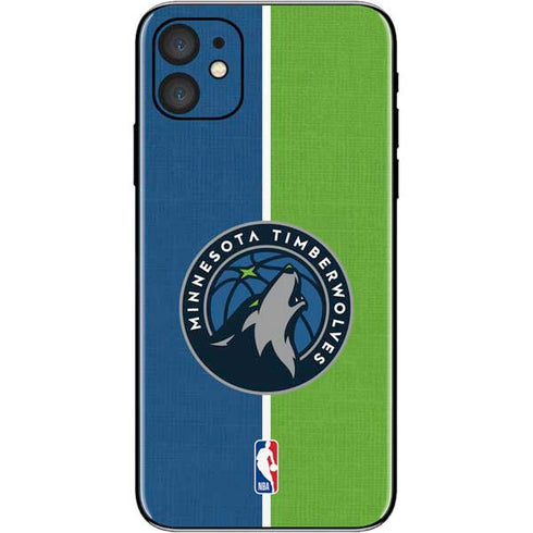 NBA Minnesota Timberwolves Canvas iPhone 11 Skin