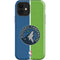 NBA Minnesota Timberwolves Canvas iPhone 12 Impact Case