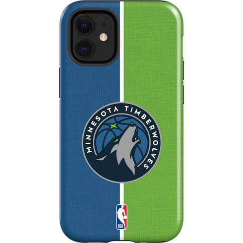 NBA Minnesota Timberwolves Canvas iPhone 12 Mini Impact Case