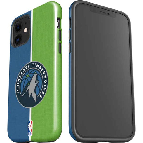 NBA Minnesota Timberwolves Canvas iPhone 12 Mini Impact Case