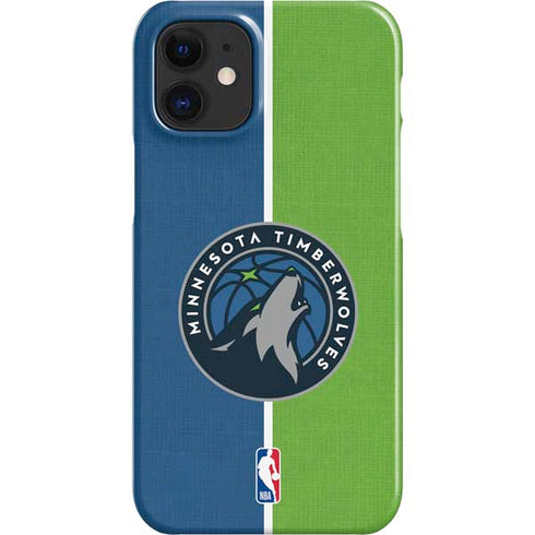 NBA Minnesota Timberwolves Canvas iPhone 12 Mini Lite Case
