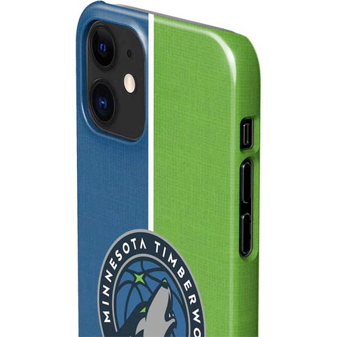 NBA Minnesota Timberwolves Canvas iPhone 12 Mini Lite Case