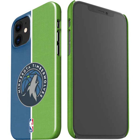 NBA Minnesota Timberwolves Canvas iPhone 12 Mini Lite Case