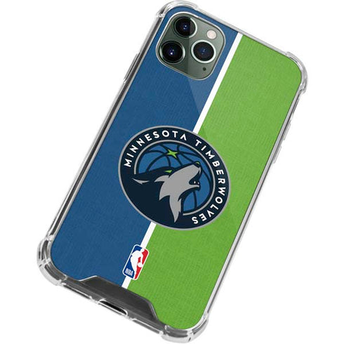 NBA Minnesota Timberwolves Canvas iPhone 12 Pro Clear Case