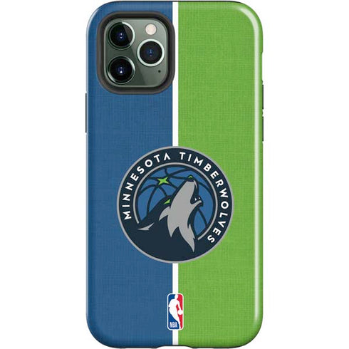 NBA Minnesota Timberwolves Canvas iPhone 12 Pro Impact Case