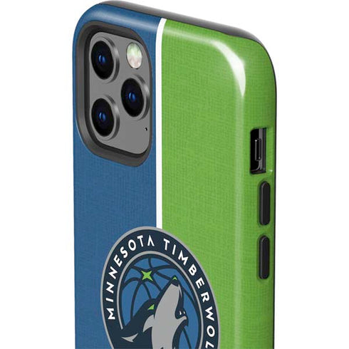 NBA Minnesota Timberwolves Canvas iPhone 12 Pro Impact Case