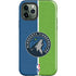 NBA Minnesota Timberwolves Canvas iPhone 12 Pro Max Impact Case