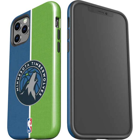 NBA Minnesota Timberwolves Canvas iPhone 12 Pro Max Impact Case