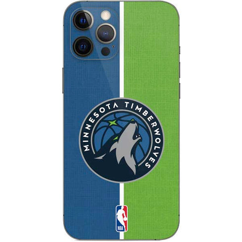 NBA Minnesota Timberwolves Canvas iPhone 12 Pro Max Skin