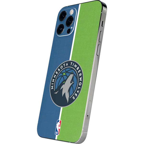 NBA Minnesota Timberwolves Canvas iPhone 12 Pro Max Skin