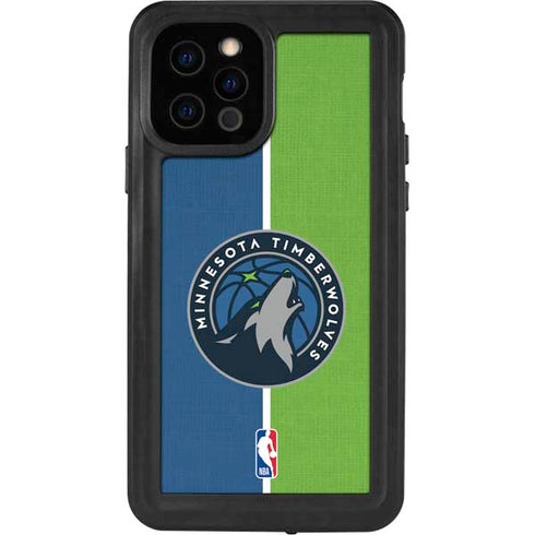NBA Minnesota Timberwolves Canvas iPhone 12 Pro Waterproof Case