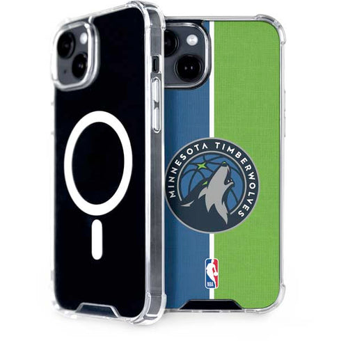 NBA Minnesota Timberwolves Canvas iPhone 13 MagSafe Case