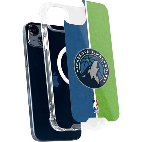 NBA Minnesota Timberwolves Canvas iPhone 13 MagSafe Case