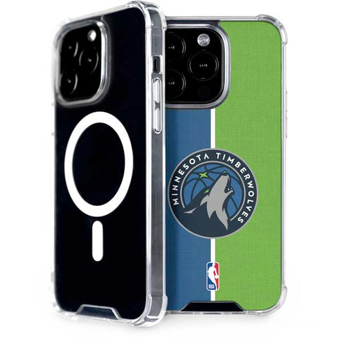 NBA Minnesota Timberwolves Canvas iPhone 13 Pro MagSafe Case