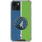 NBA Minnesota Timberwolves Canvas iPhone 14 Clear Case