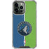 NBA Minnesota Timberwolves Canvas iPhone 14 Pro Max Clear Case