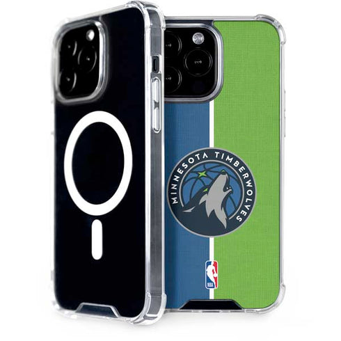 NBA Minnesota Timberwolves Canvas iPhone 14 Pro Max MagSafe Case