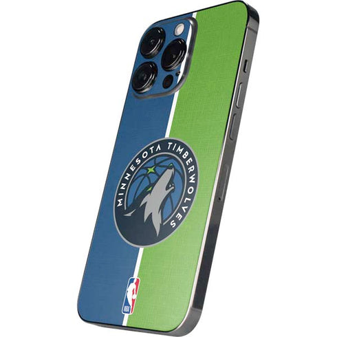 NBA Minnesota Timberwolves Canvas iPhone 14 Pro Max Skin
