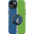 NBA Minnesota Timberwolves Canvas iPhone 15 Impact Case