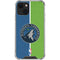NBA Minnesota Timberwolves Canvas iPhone 15 Plus Clear Case