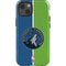 NBA Minnesota Timberwolves Canvas iPhone 15 Plus Impact Case