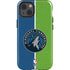 NBA Minnesota Timberwolves Canvas iPhone 15 Plus Impact Case