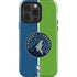 NBA Minnesota Timberwolves Canvas iPhone 15 Pro Impact Case