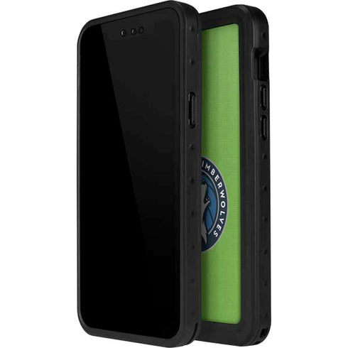 NBA Minnesota Timberwolves Canvas iPhone 15 Pro Waterproof Case