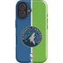 NBA Minnesota Timberwolves Canvas iPhone 16 Impact Case