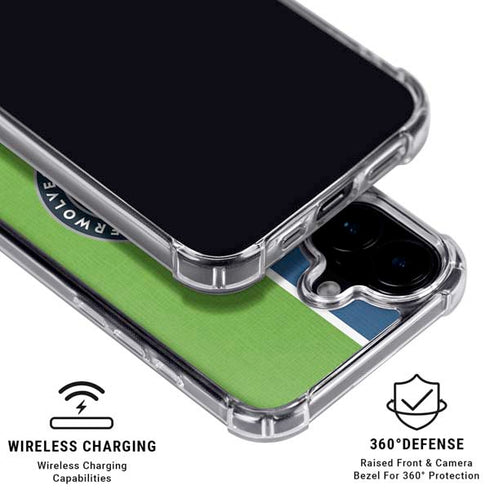 NBA Minnesota Timberwolves Canvas iPhone 16 MagSafe Case